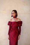BURGUNDY OPAL DRESS