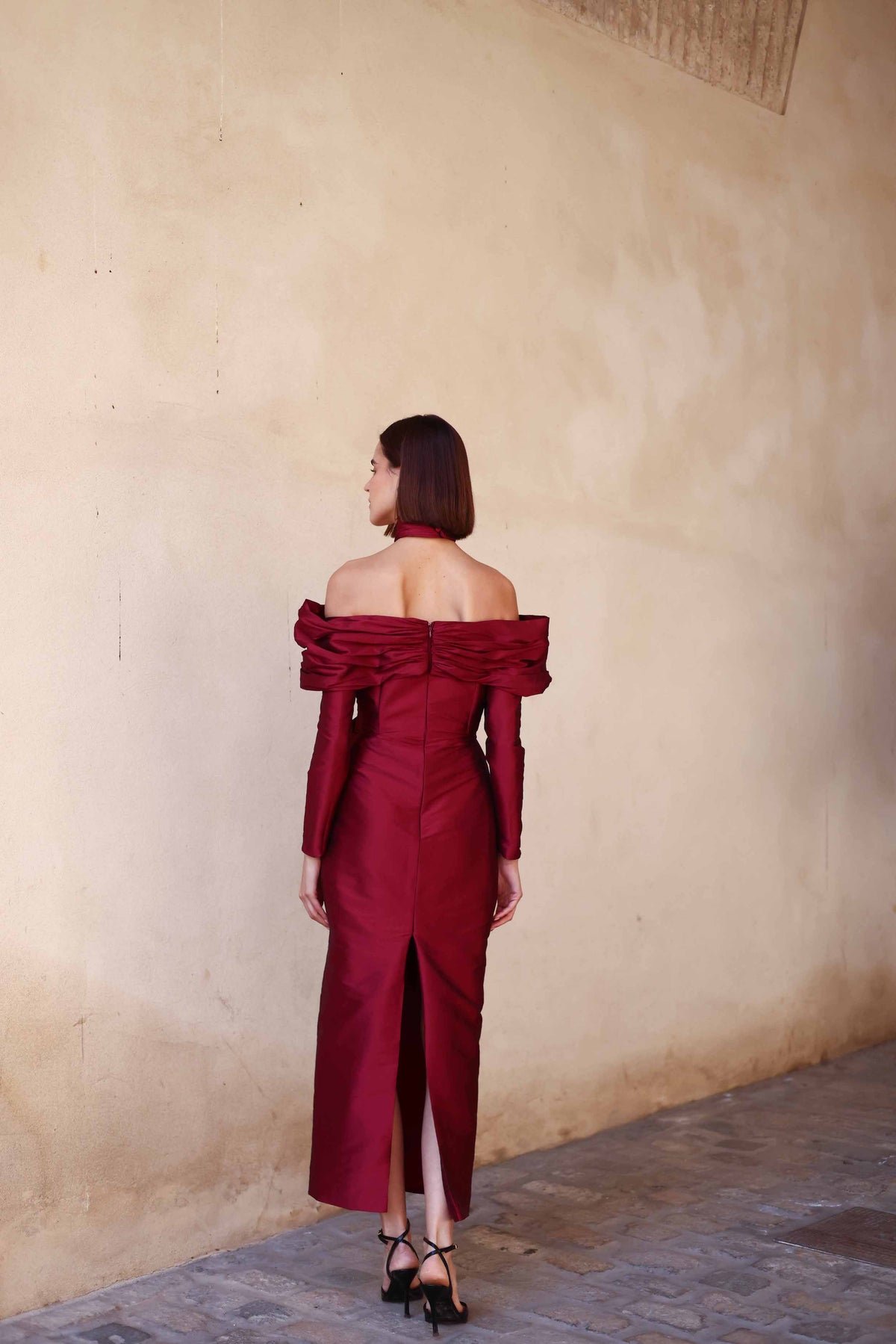 BURGUNDY OPAL DRESS